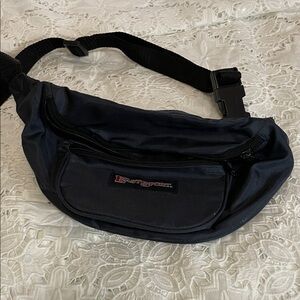 Eastsport Vintage Navy Blue Belt Bag